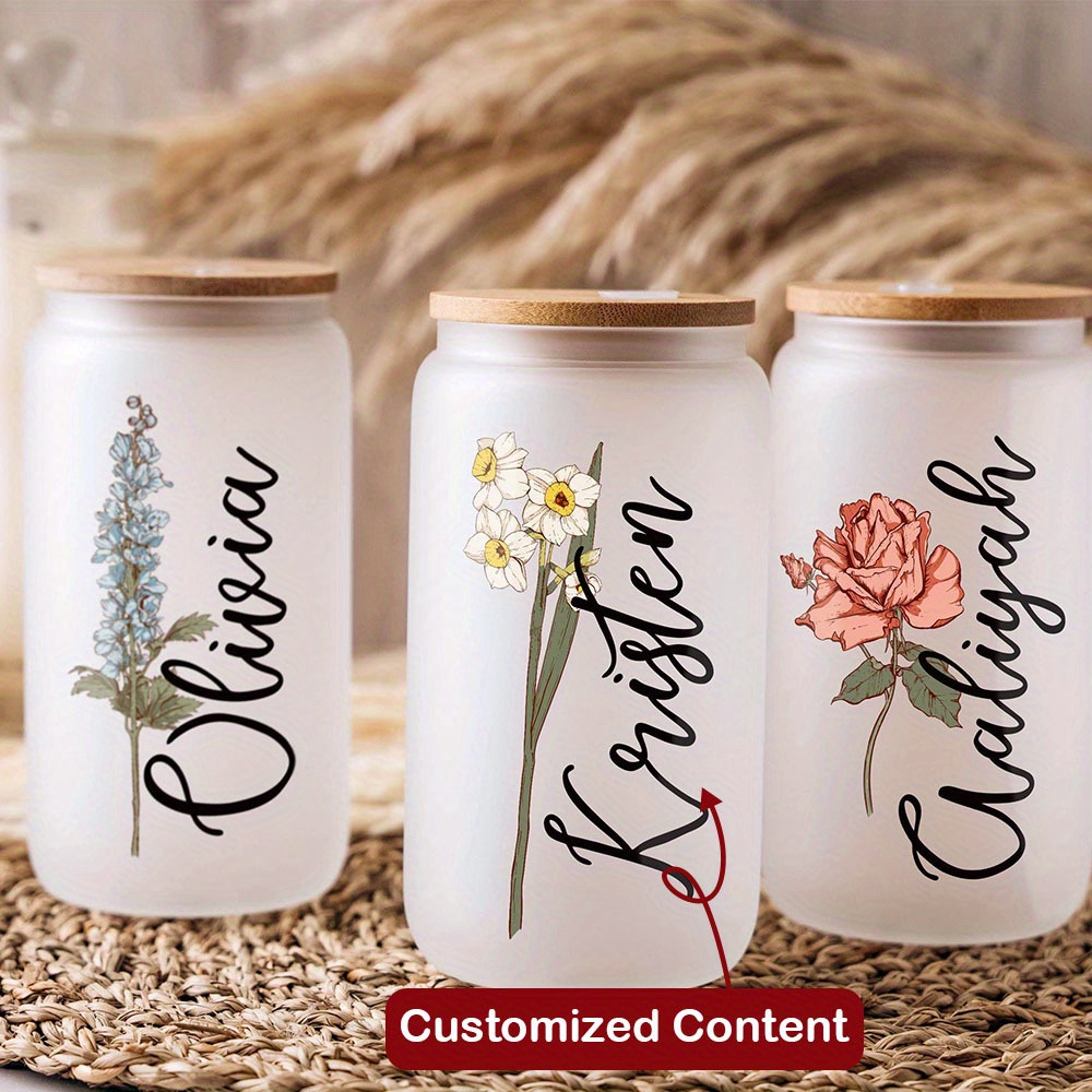 Coffee Equipment Gift - Copo de Vidro Personalizado com Nome